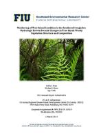 Monitoring of Tree Island Condition in the Southern Everglades: Hydrologic Driven Decadal Changes in Tree Island Woody Vegetation Structure and Composition: 2012 Annual Report