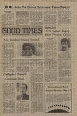 The Good Times, Vol. 3, No. 27, May 8, 1975
