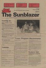 [1985-02-12] The Sunblazer, February 12, 1985