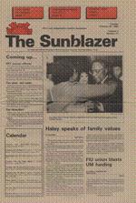 [1985-02-26] The Sunblazer, February 26, 1985