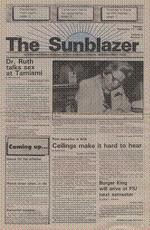 [1985-09-17] The Sunblazer, September 17, 1985