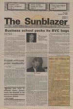 [1985-10-08] The Sunblazer, October 8, 1985