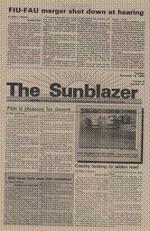 [1985-11-19] The Sunblazer, November 19, 1985