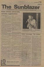 [1985-11-26] The Sunblazer, November 26, 1985