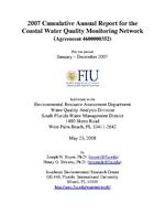 2007 Cumulative Annual Report for the Coastal Water Quality Monitoring Network (Agreement 4600000352)