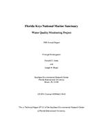 Florida Keys National Marine Sanctuary Water Quality Monitoring Project 1999 Annual Report