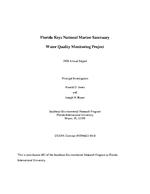 Florida Keys National Marine Sanctuary Water Quality Monitoring Project: 1998 Annual Report