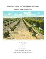 Integration of Satellite and Financial Data to Model Future Economic Impact of Citrus Crops (Final Project Report)