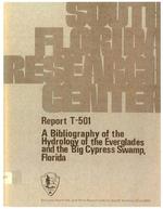 [1977-09] A bibliography of the hydrology of the Everglades and the Big Cypress Swamp, Florida