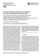 [2013] Summertime influences of tidal energy advection on the surface energy balance in a mangrove forest