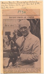 Newspaper clippings of prominent Miami Beach residents