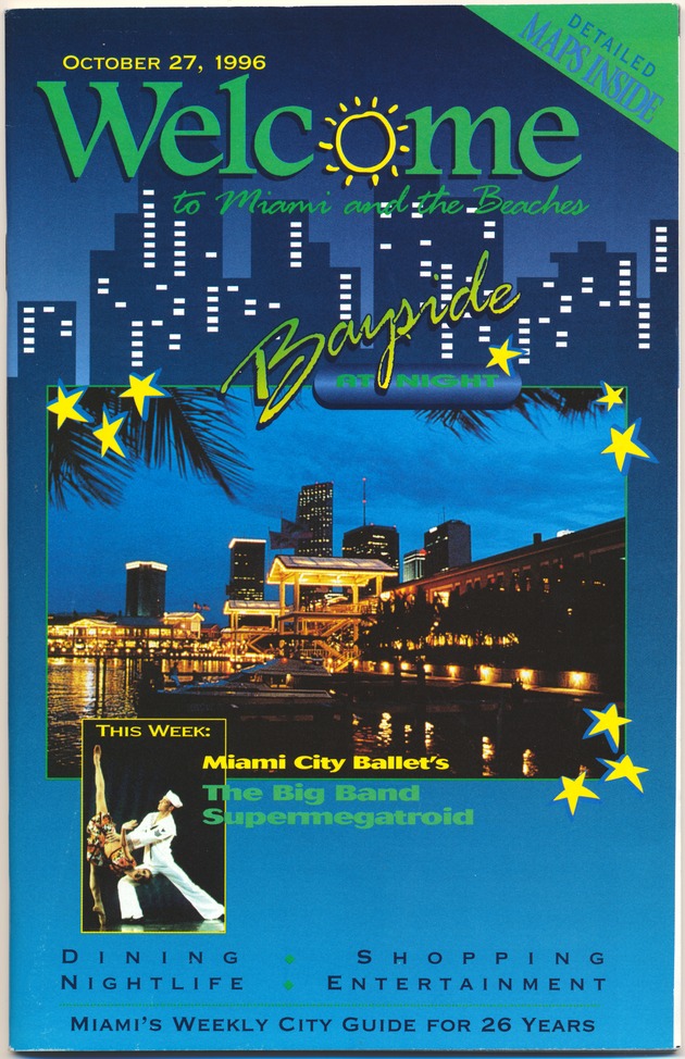 Welcome to Miami and the Beaches - Viewbook, cover: October 27, 1996 Welcome to Miami and the Beaches
