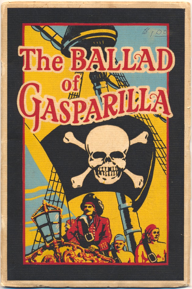 The Ballad of Gasparilla - Pamphlet, cover: The Ballad of Gasparilla