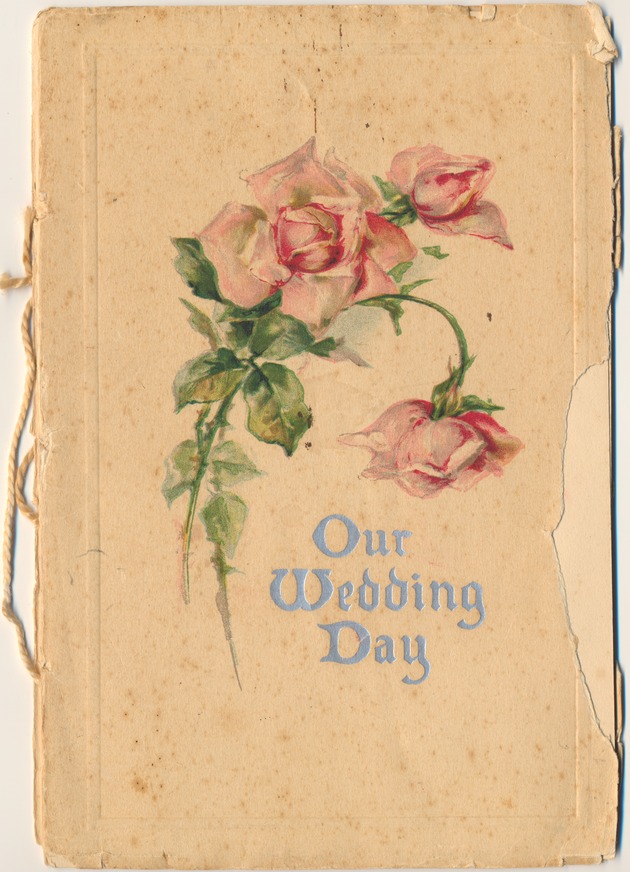 Our Wedding Day - Pamphlet, cover: Our Wedding Day