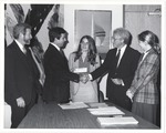 [1984] Miami Beach Commissioners with constituents
