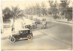 Vehicles on Fifth Street and Alton Road looking east, 1921