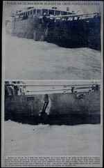 Wrecked freighter Elizabeth after September Hurricane, 1926