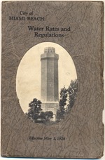 [1928] City of Miami Beach Water Rates and Regulations Effective May 1, 1928