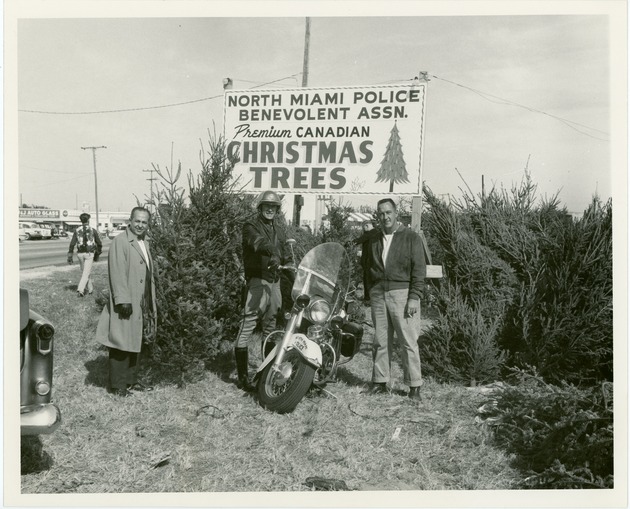 North Miami Police Benevolent Association christmas tree sale