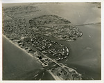 Aerial view of Bal Harbour, Bay Harbor Islands and Indian Creek in Florida