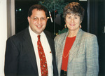 North Miami City officials, Lee Feldman and Jean Fountain, at a Chamber of Commerce event