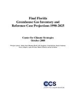 Final Florida Greenhouse Gas Inventory and Reference Case Projections 1990-2025