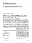 The impact of socio-economics and climate change on tropical cyclone losses in the USA