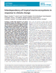 Interdependency of tropical marine ecosystems in response to climate change