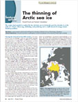 The thinning of Arctic sea ice