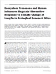Ecosystem Processes and Human Influences Regulate Streamflow Response to Climate Change at Long-Term Ecological Research Sites
