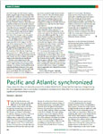 Pacific and Atlantic synchronized