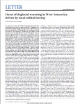 [2013-08-22] Onset of deglacial warming in West Antarctica driven by local orbital forcing