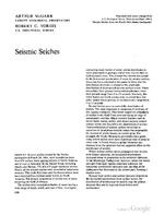 [1968] Seismic Seiches