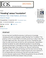 Flooding Versus Inundation