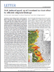 [2011] Melt-induced speed-up of Greenland ice sheet offset by efficient subglacial drainage