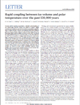 [2012] Rapid coupling between ice volume and polar temperature over the past 150,000 years