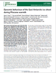 Dynamic behaviour of the East Antarctic ice sheet during Pliocene warmth