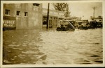 12th Ave. and West Flagler St., Miami Fla.  Nov. 1925 - Rain 16" in 12 hrs - 1925 Florida tropical storm