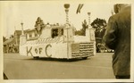 Pageant of Progress - K of C parade float, Knights of Columbus