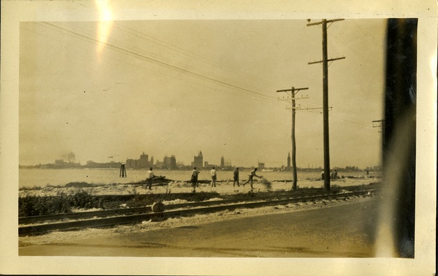 View of Bay Front - Biscayne Bay, Construction
