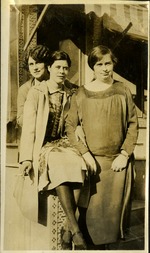 March 1926 - three women on porch