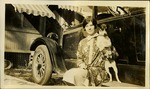 March 1926 - Mickey - woman and dog