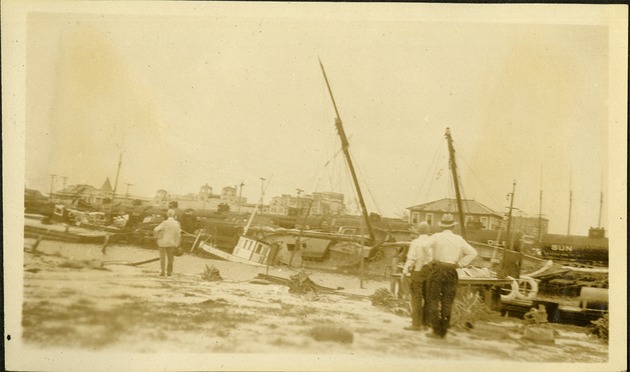 Bay Front	- damaged boats