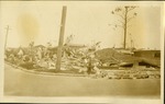 NW Section - destroyed homes at street corner