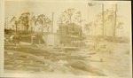 N.W Section - Building debris in field