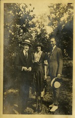 Roanoke, VA 1921 two men and a woman