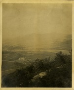 Roanoke, VA. From Mill Mt.;  View of valley from top of mountain