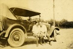 [1924] Earlington, KY.  Man and woman outside car