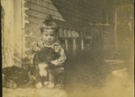 James- Joes Norris  Boy with dog on house porch