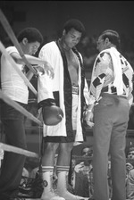 Muhammad Ali at a boxing match